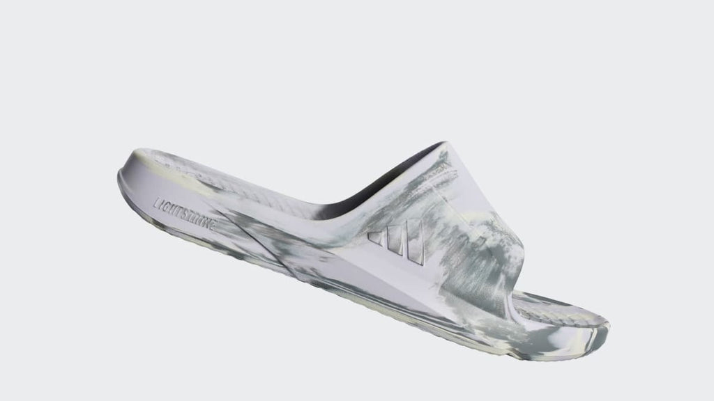 Adidas Men's LIGHTSHIFT SLIDES - Frozen Purple / Chalk White / Grey - Image 2