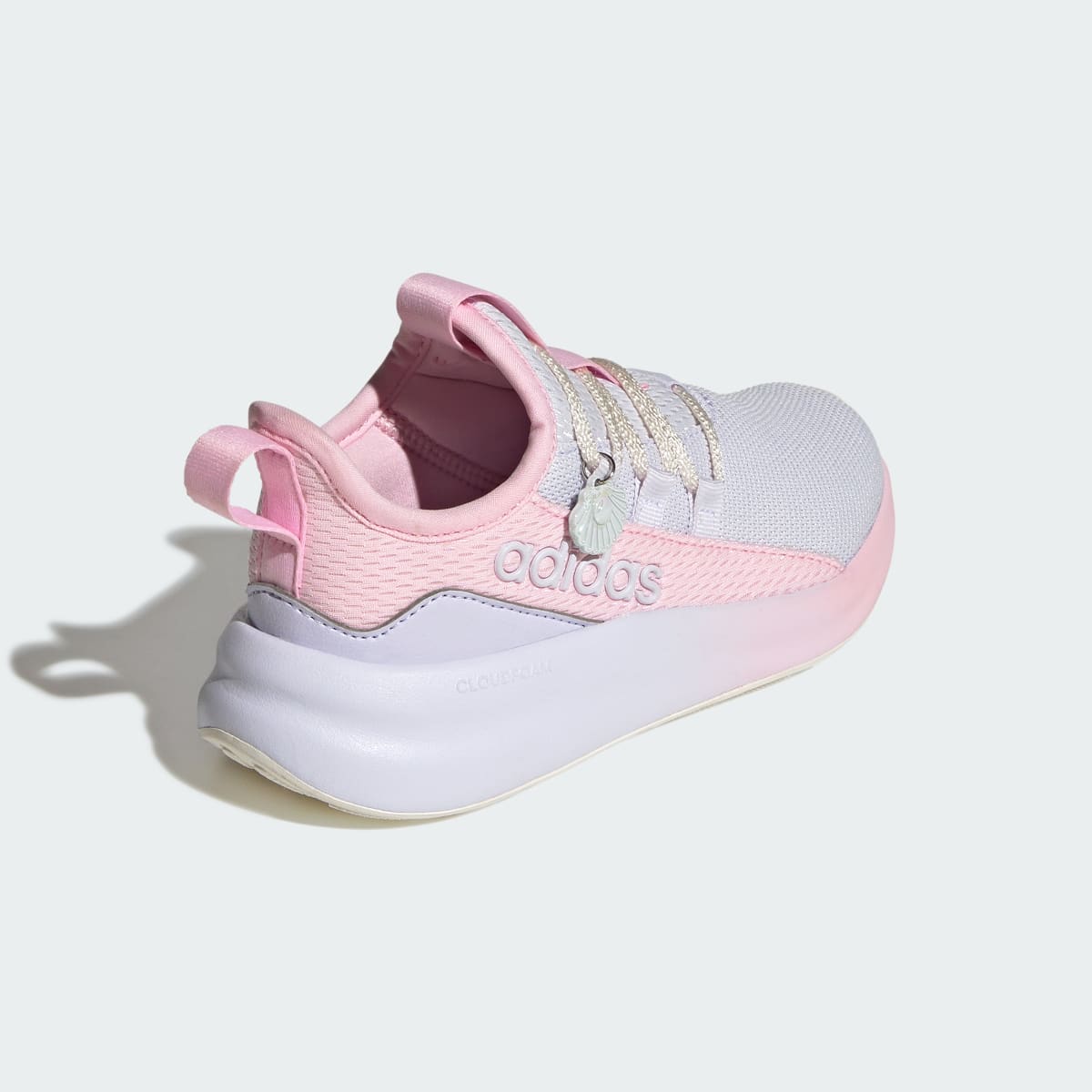 Adidas Kids' LITE RACER ADAPT 8.0 SHOES KIDS - Frozen Purple / Clear Pink / Core White - Image 5