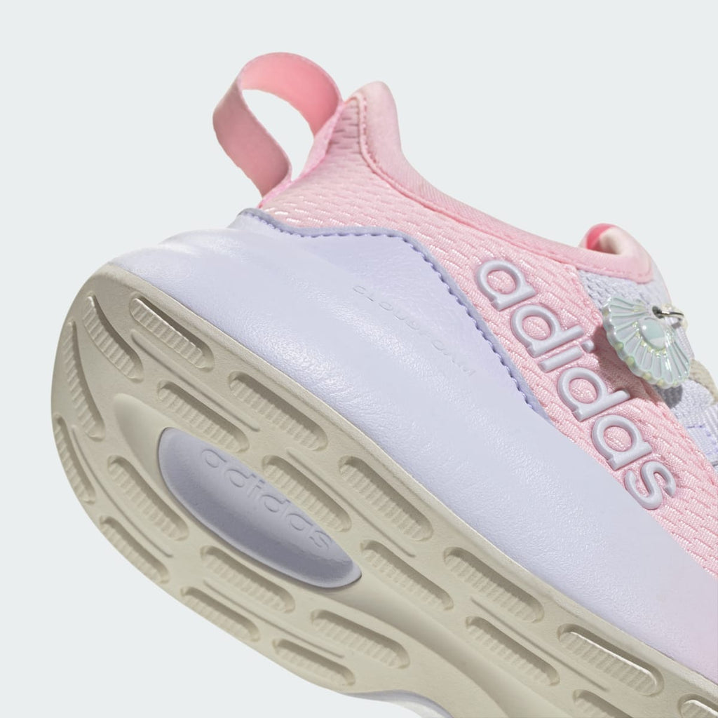 Adidas Kids' LITE RACER ADAPT 8.0 SHOES KIDS - Frozen Purple / Clear Pink / Core White - Image 8