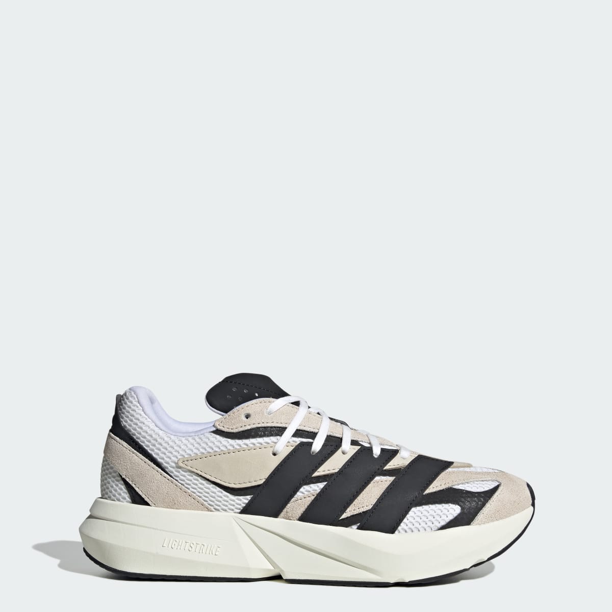 Adidas Men's Lightblaze Shoes - Alumina / Core Black / Cloud White - Image 1