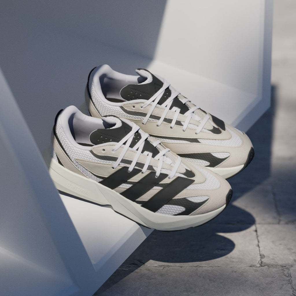 Adidas Men's Lightblaze Shoes - Alumina / Core Black / Cloud White - Image 5