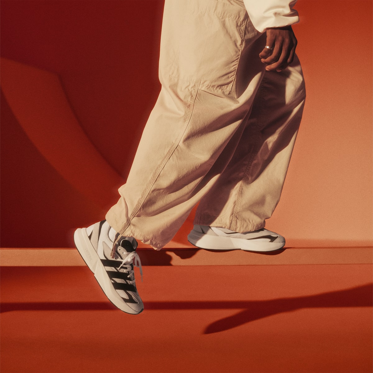 Adidas Men's Lightblaze Shoes - Alumina / Core Black / Cloud White - Image 11
