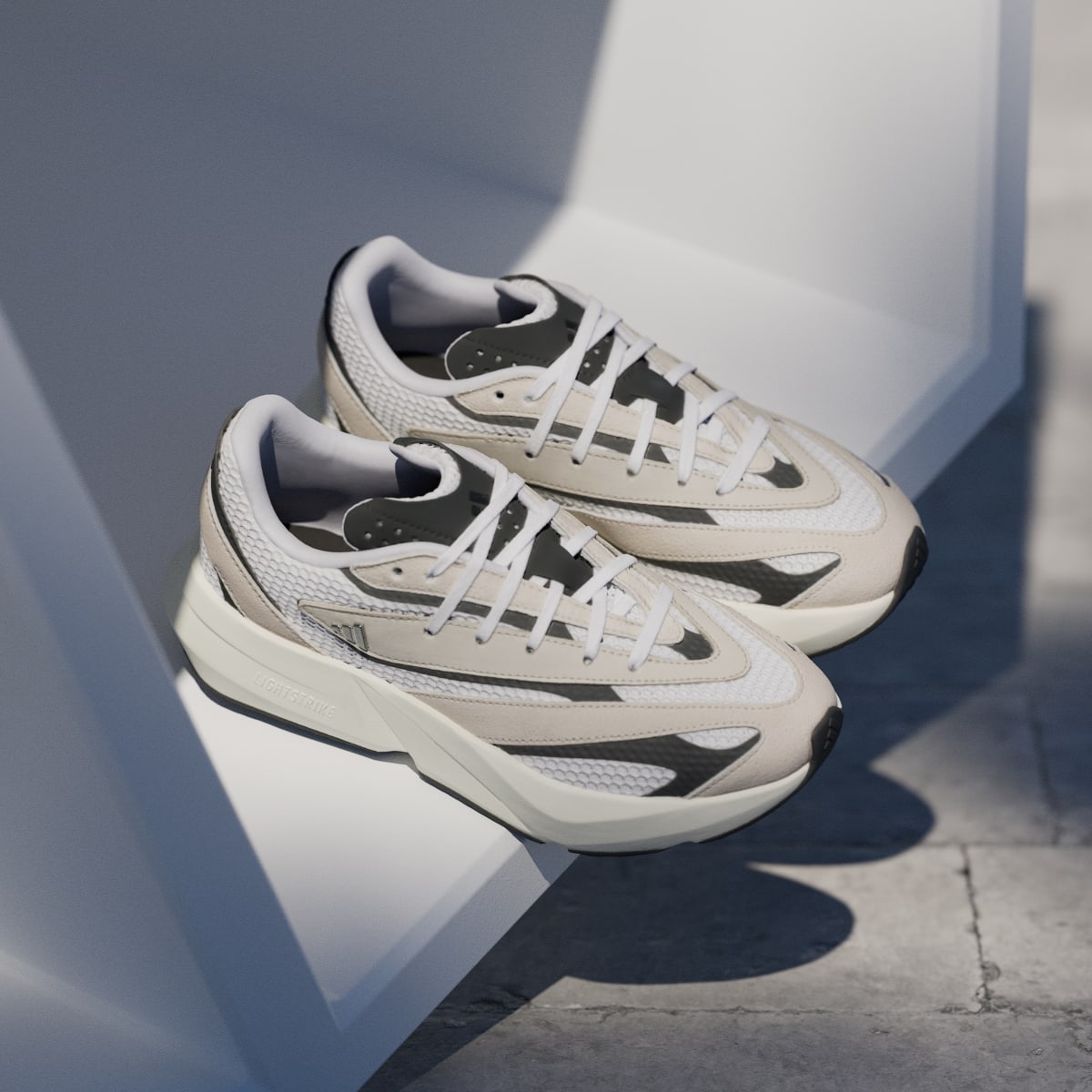 Adidas Women's Lightblaze Shoes - Alumina / Silver Metallic / Core Black - Image 5