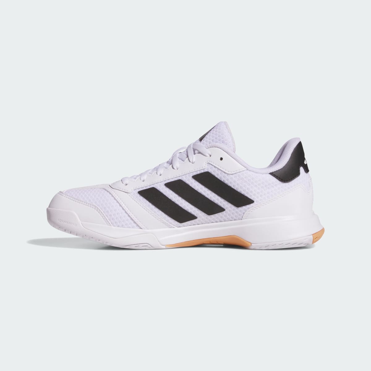 Adidas Women's Ligra 8 Indoor Shoes - Cloud White / Core Black / Cloud White - Image 6