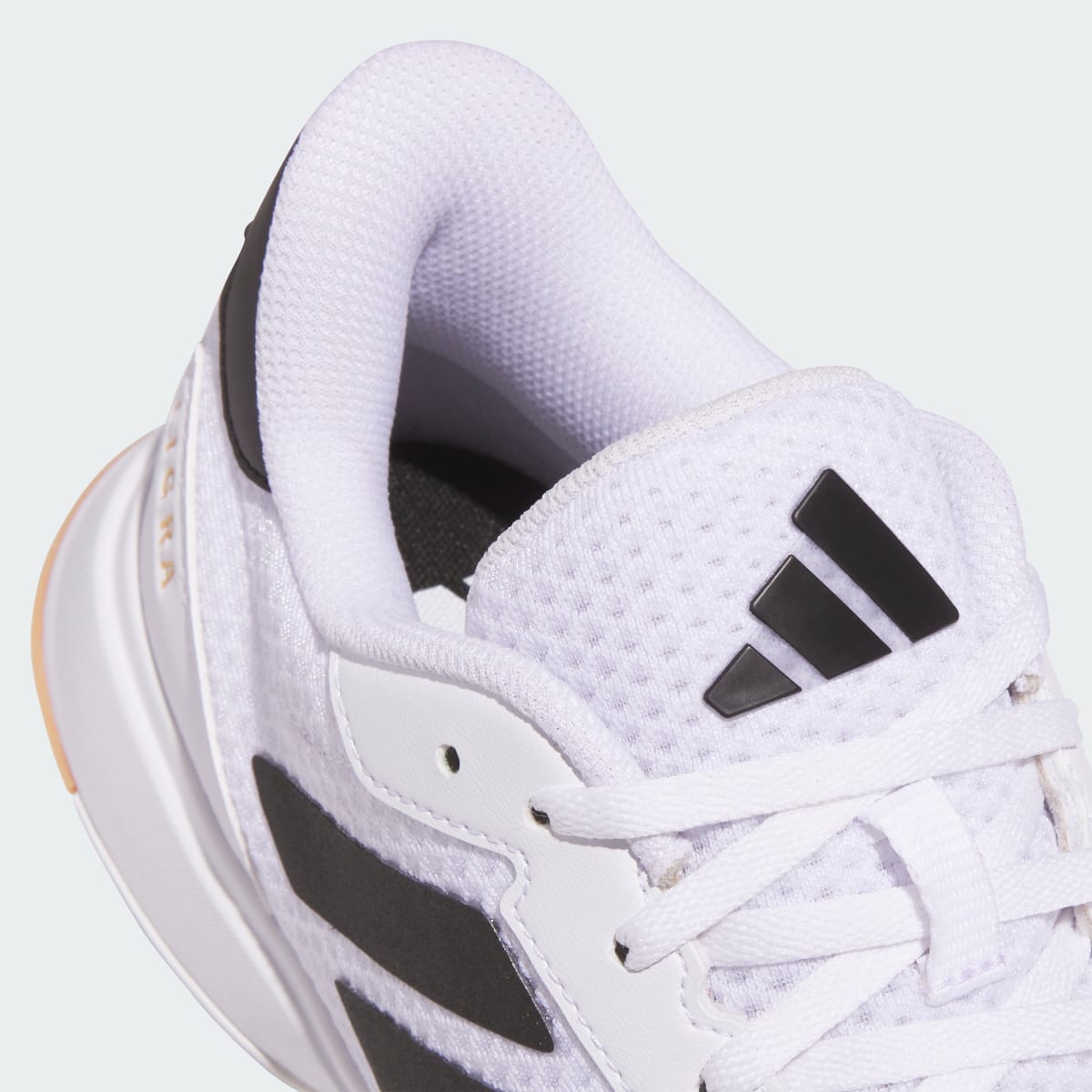 Adidas Women's Ligra 8 Indoor Shoes - Cloud White / Core Black / Cloud White - Image 9