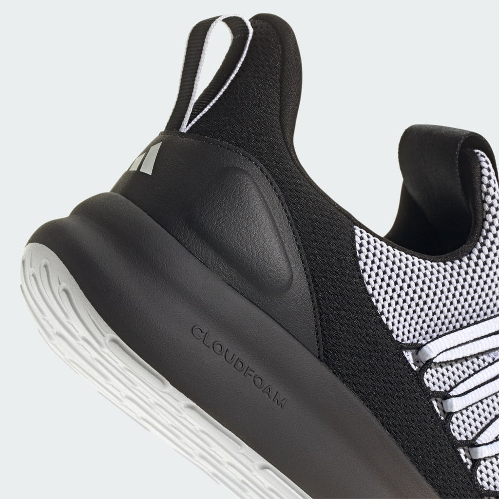 Adidas Men's Lite Racer Adapt 7.0 Shoes - Cloud White / Core Black / Cloud White - Image 8