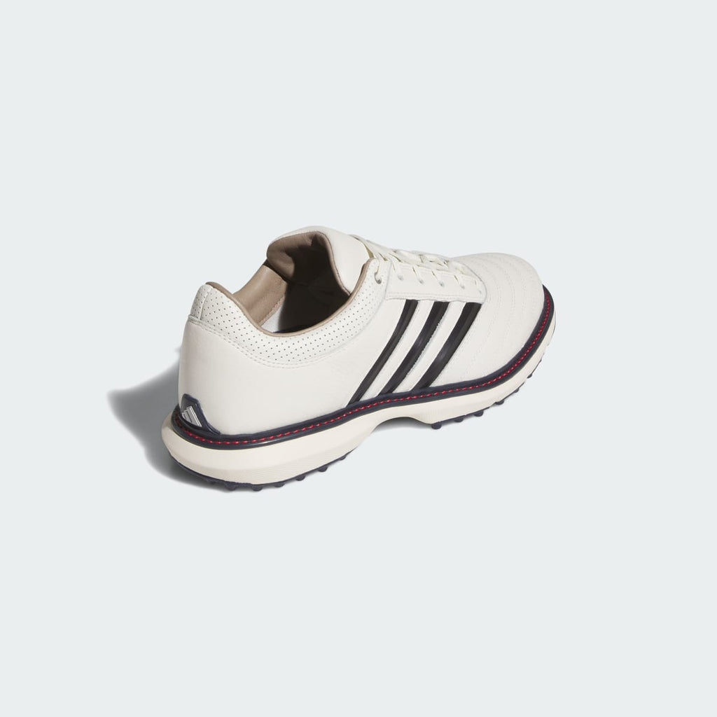 Adidas Men's MC70 FB SPIKELESS GOLF SHOES - Off White / Collegiate Navy / Better Scarlet - Image 5
