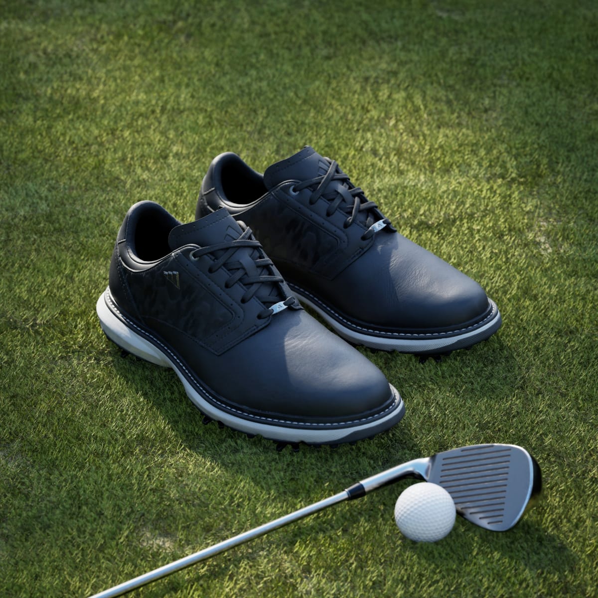 Adidas Men's MC70 Golf Shoes - Core Black / Core Black / Grey Two - Image 5