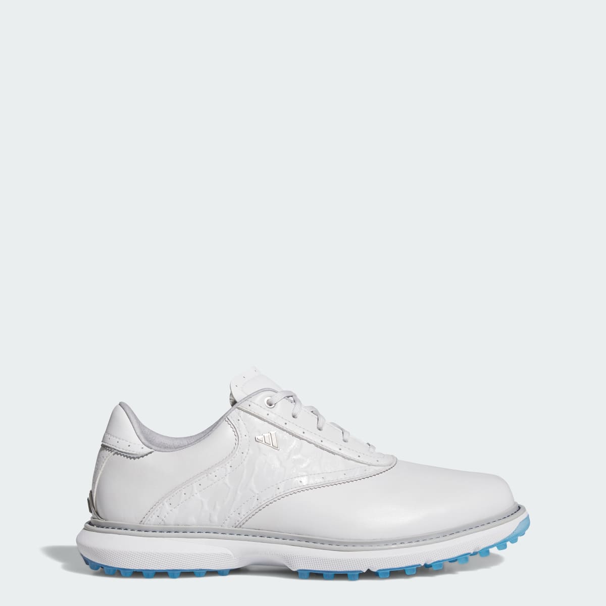 Adidas Men's MC70 SPIKELESS GOLF SHOES - Dash Grey / Halo Silver / Lucid Ray Blue - Image 1
