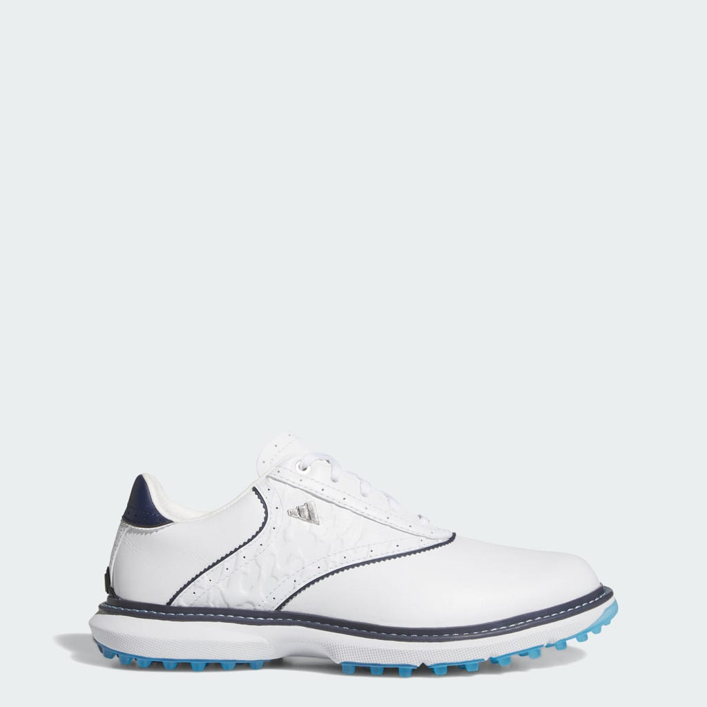 Adidas Women's MC70 SPIKELESS GOLF SHOES - Cloud White / Collegiate Navy / Lucid Ray Blue - Image 1