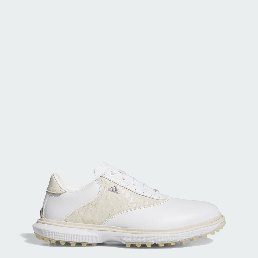 Adidas Women's MC70 SPIKELESS GOLF SHOES - Cloud White / Alumina / Ice Tangerine - Image 1