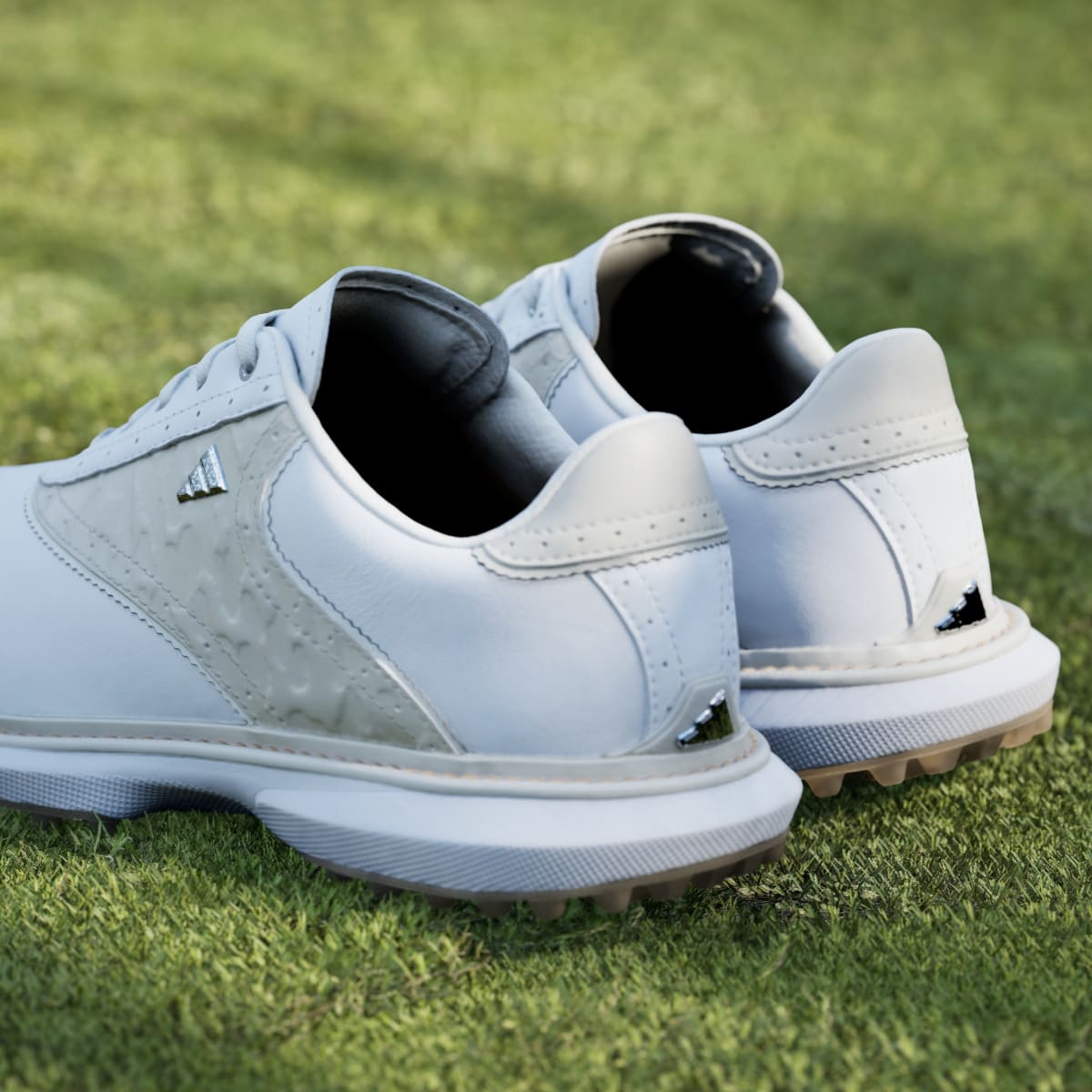 Adidas Women's MC70 SPIKELESS GOLF SHOES - Cloud White / Alumina / Ice Tangerine - Image 10