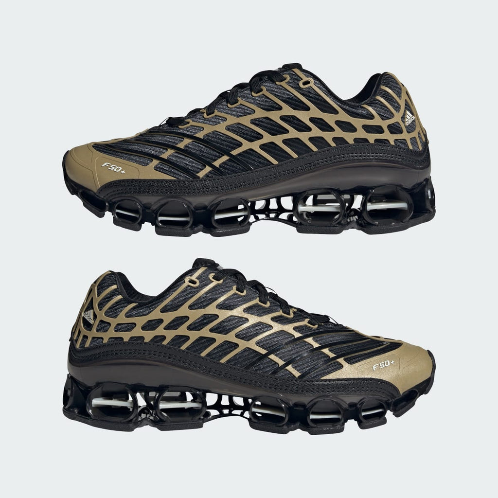Adidas Men's MEGARIDE F50 SHOES - Core Black / Core Black / Thermal Chrome - Image 7