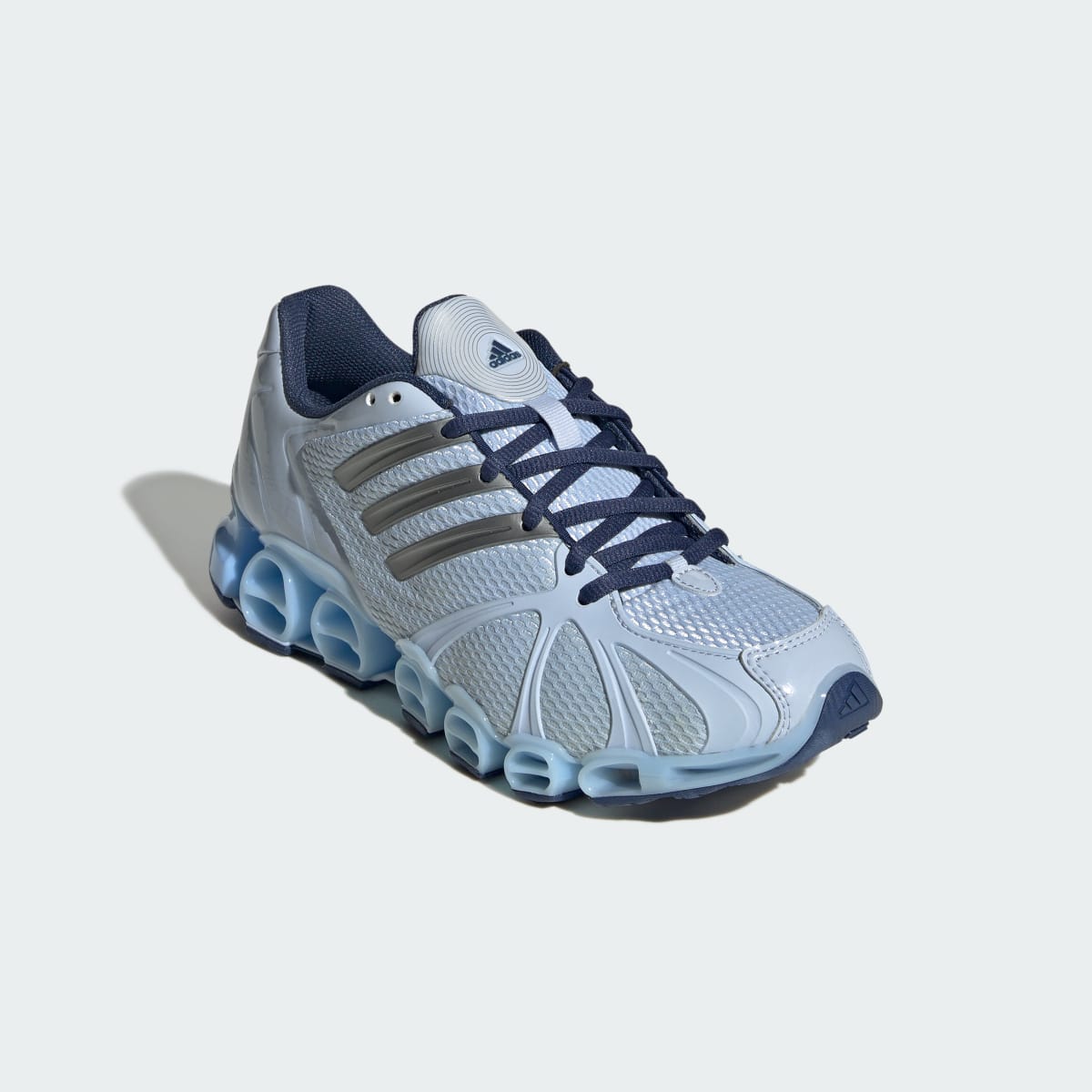 Adidas Women's MEGA GHOSTRIDE SHOES - Crystal Sky / Tech Grey Metallic / Crew Navy - Image 4