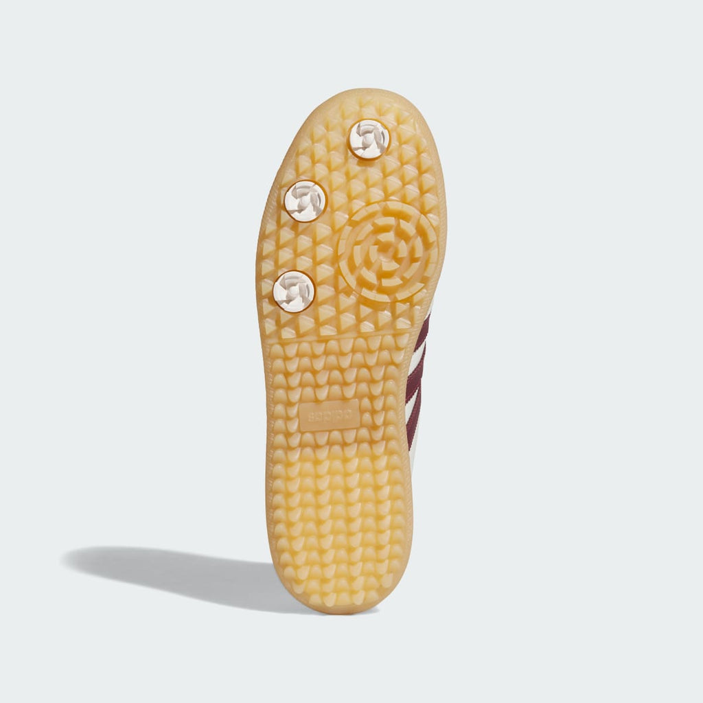 Adidas Men's Malbon Samba Spikeless Golf Shoes - Off White / Shadow Red / Gum - Image 3