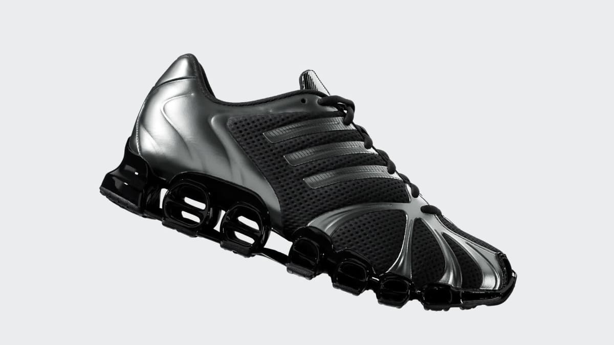 Adidas Women's Mega Ghostride Shoes - Core Black / Iron Metallic / Core Black - Image 3