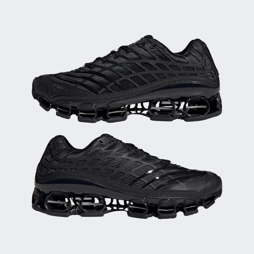 Adidas Men's Megaride F50 Shoes - Core Black / Core Black / Iron Metallic - Image 8