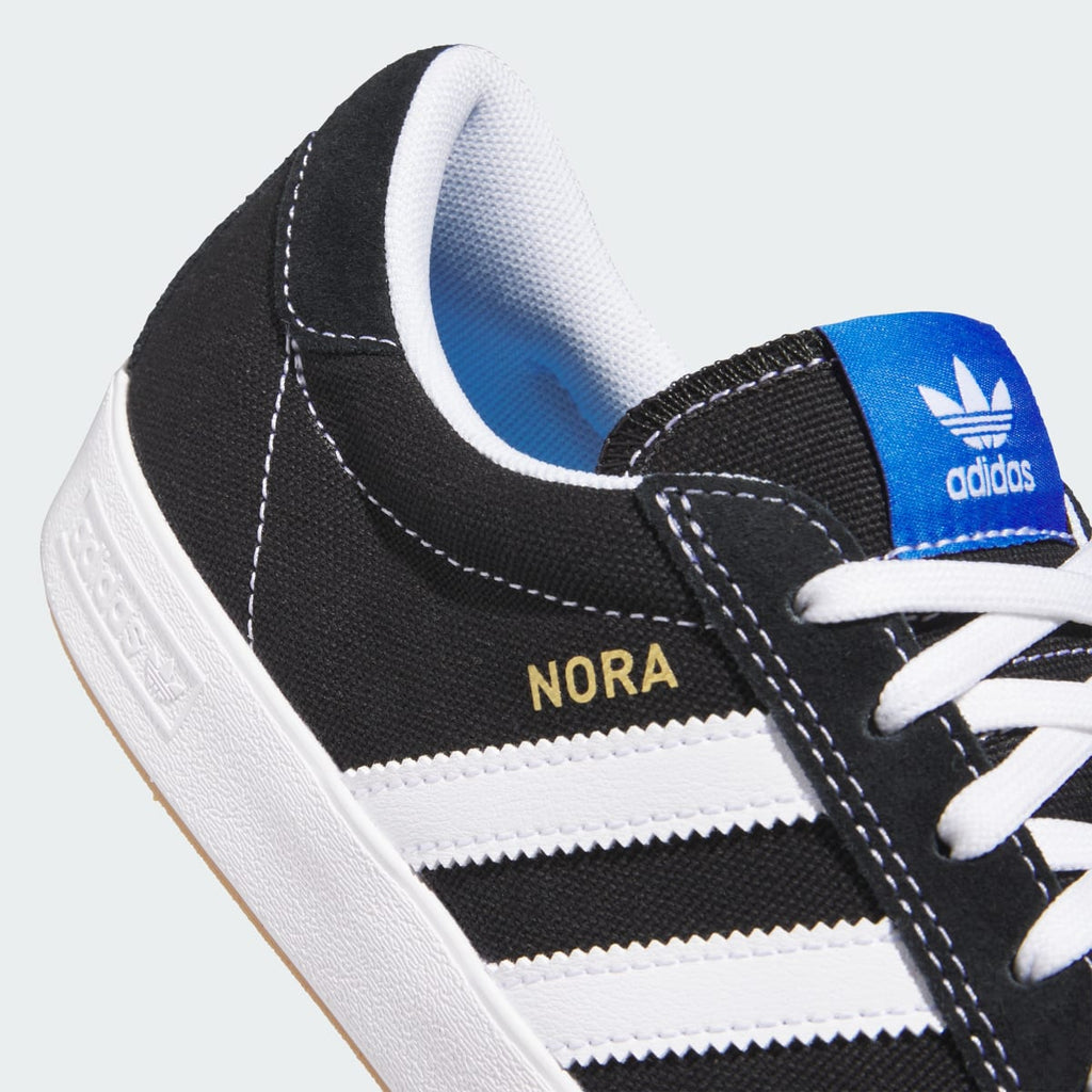 Adidas Women's NORA Shoes - Core Black / Cloud White / Blue Bird - Image 9
