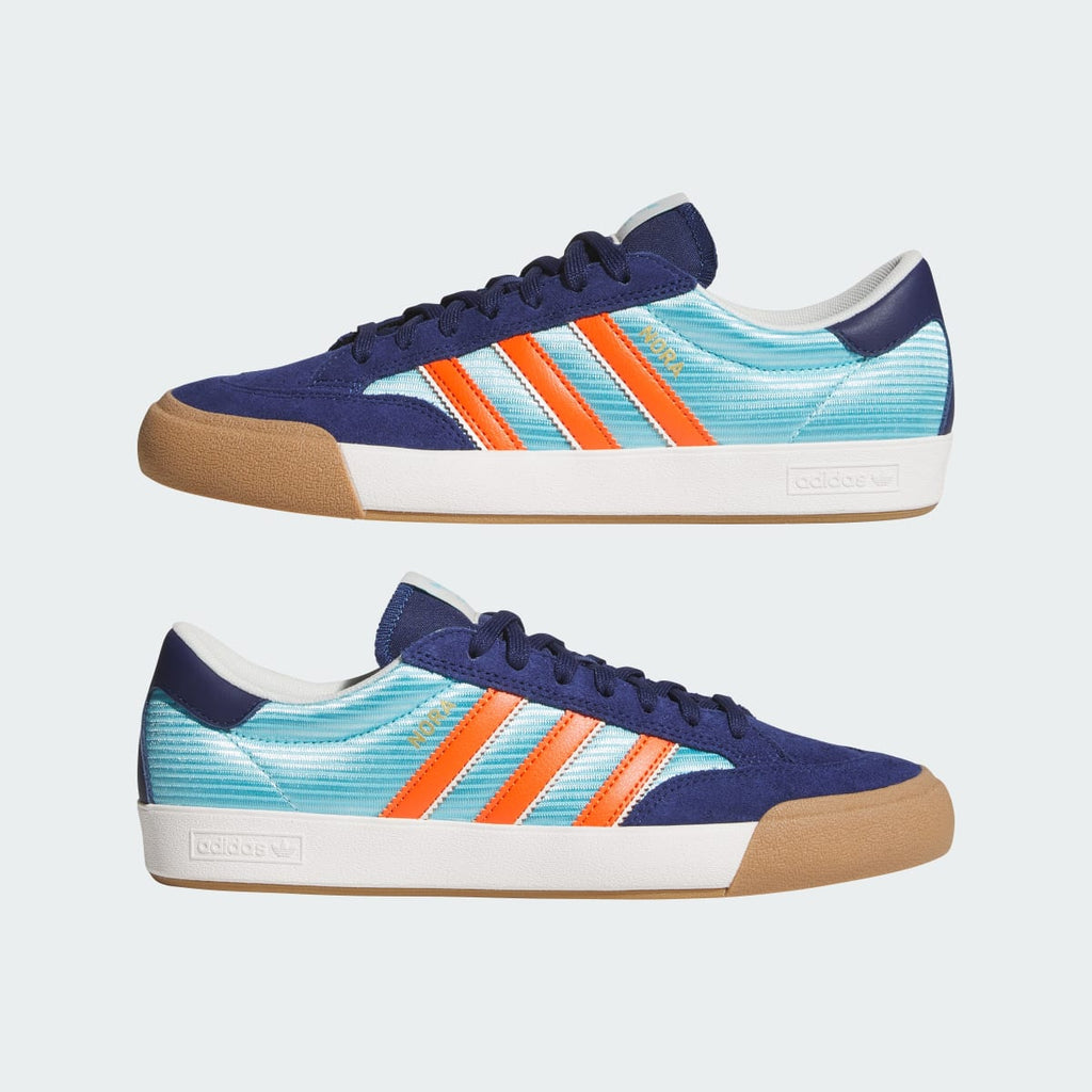 Adidas Women's NORA Shoes - Bliss Blue / Semi Impact Orange / Dark Blue - Image 7