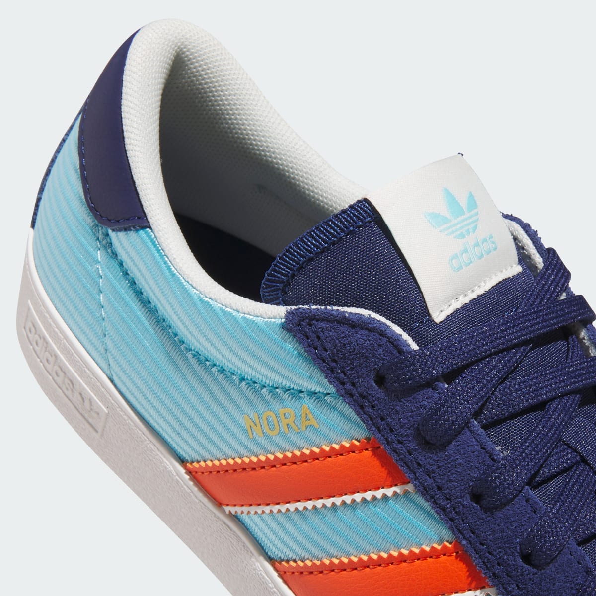 Adidas Men's NORA Shoes - Bliss Blue / Semi Impact Orange / Dark Blue - Image 8