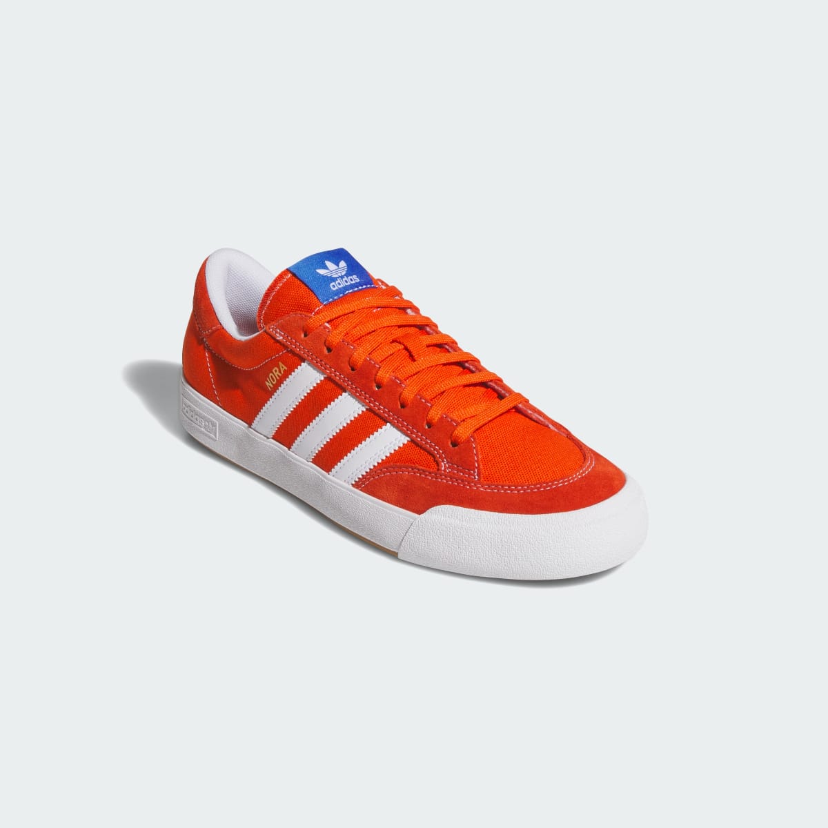 Adidas Men's NORA Shoes - Collegiate Orange / Cloud White / Gum - Image 4