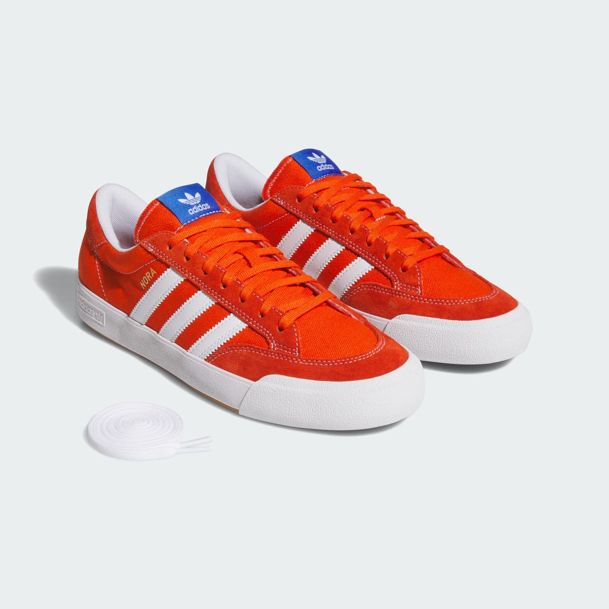 Adidas Women's NORA Shoes - Collegiate Orange / Cloud White / Gum - Image 7