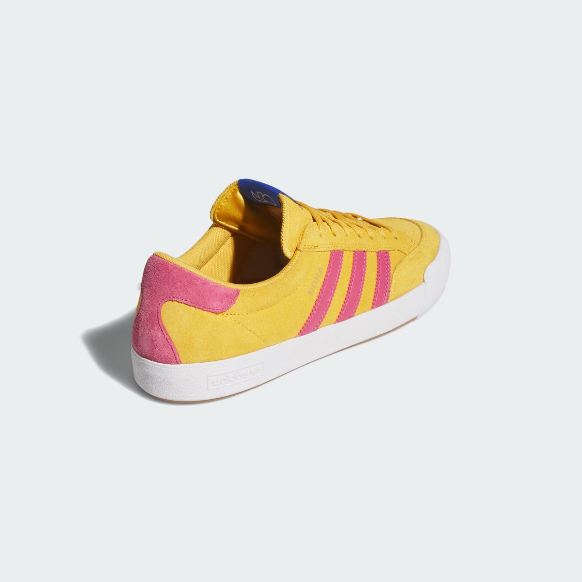 Adidas Men's NORA Shoes - Preloved Yellow / Dual Magenta / Gum - Image 5