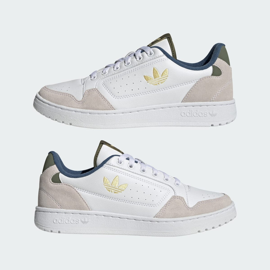 Adidas Women's NY 90 W - Cloud White / Almost Yellow / Focus Olive - Image 7
