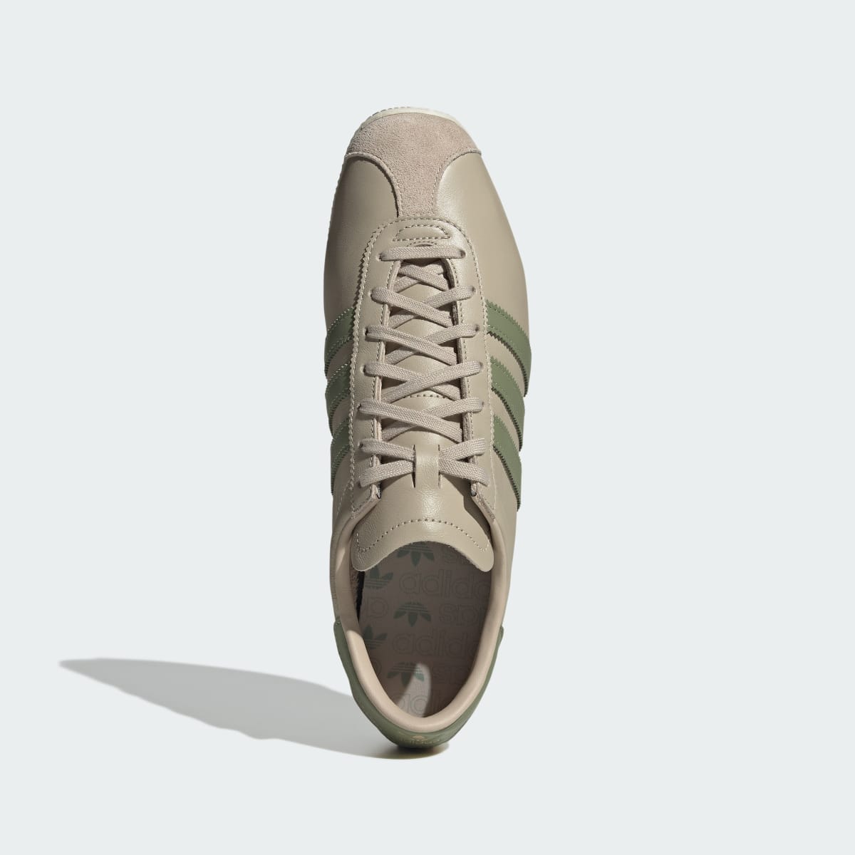 Adidas Men's PARIS SHOES - Khaki Three / Tent Green / Off White - Image 2
