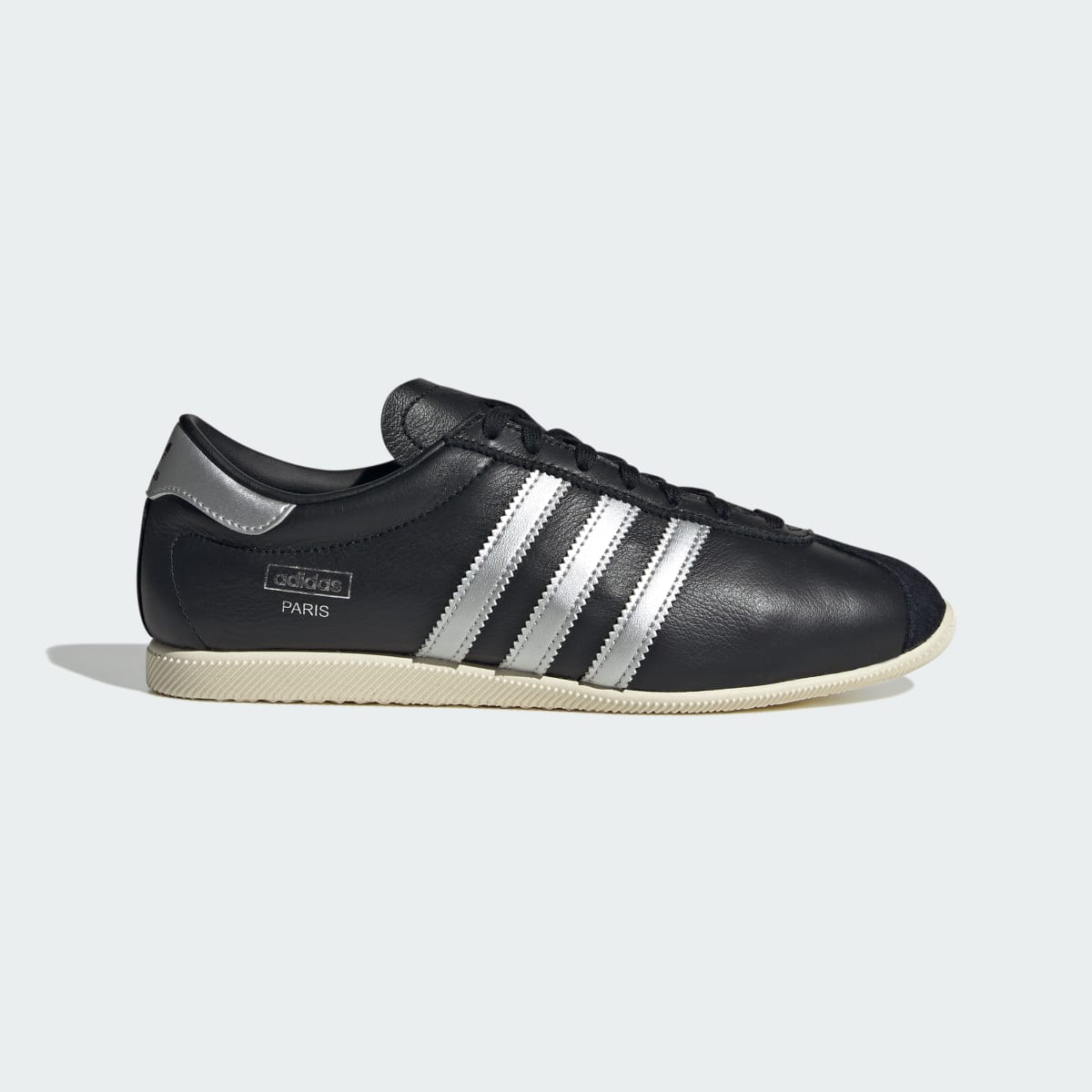Adidas Women's PARIS SHOES - Core Black / Silver Metallic / Cream White - Image 1