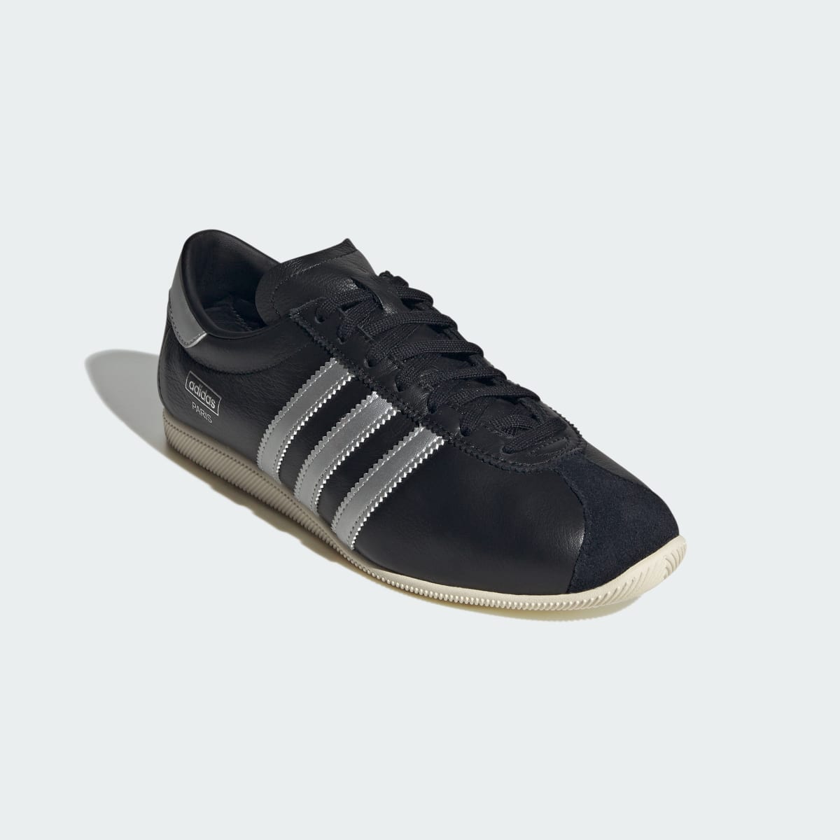 Adidas Women's PARIS SHOES - Core Black / Silver Metallic / Cream White - Image 4