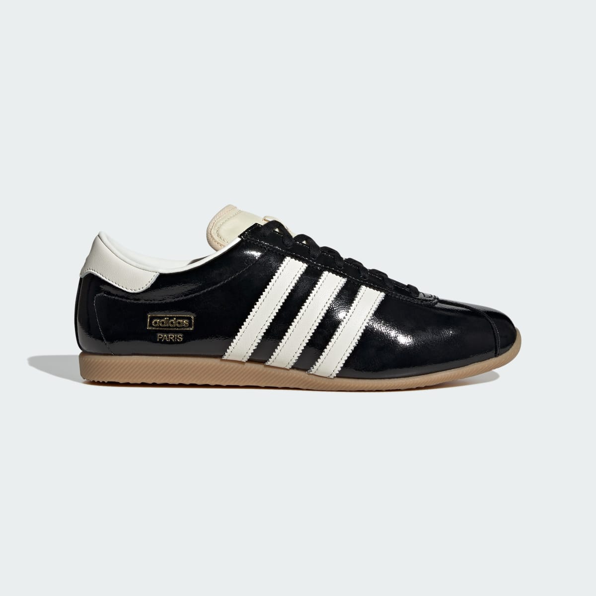 Adidas Men's PARIS SHOES - Core Black / Off White / Gum - Image 1