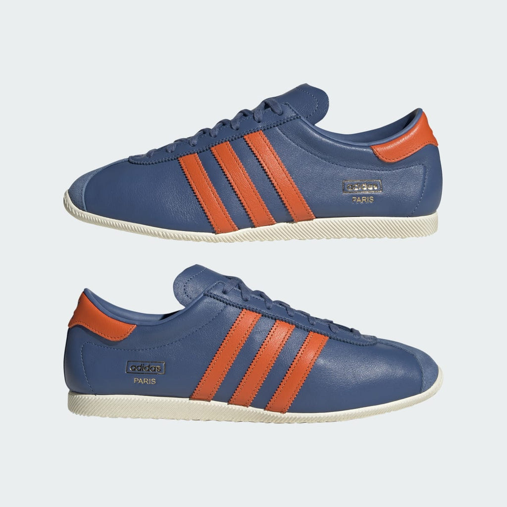 Adidas Men's PARIS SHOES - Crew Blue / Craft Orange / Off White - Image 7