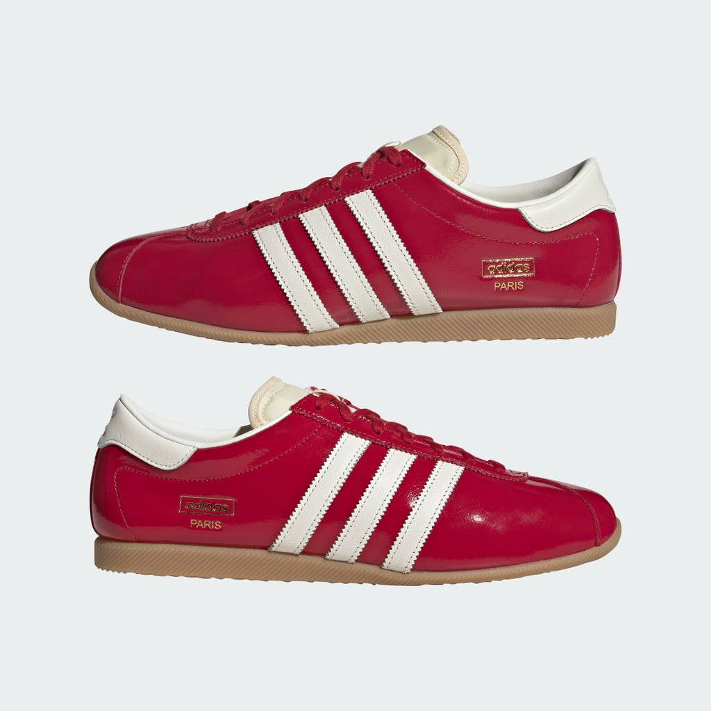 Adidas Men's PARIS SHOES - Team Victory Red / Off White / Gum - Image 7