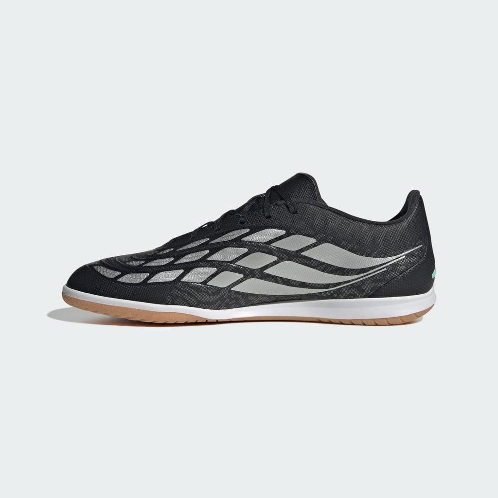 Adidas Men's PREDATOR CLUB Sala Indoor Soccer Cleats - Core Black / Silver Metallic / Pulse Mint - Image 7