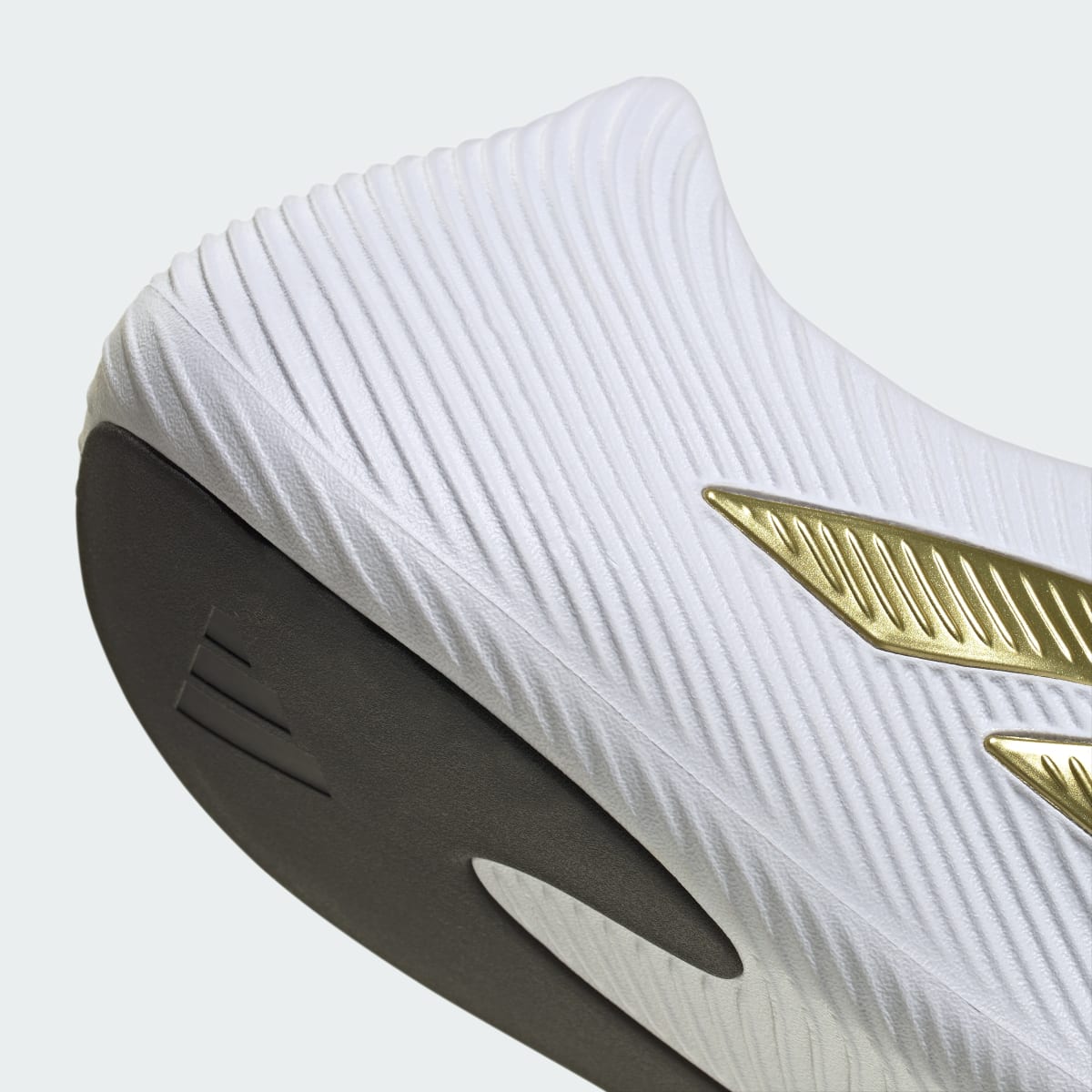 Adidas Men's PURECHILL SLIDES - Cloud White / Gold Metallic / Core Black - Image 8