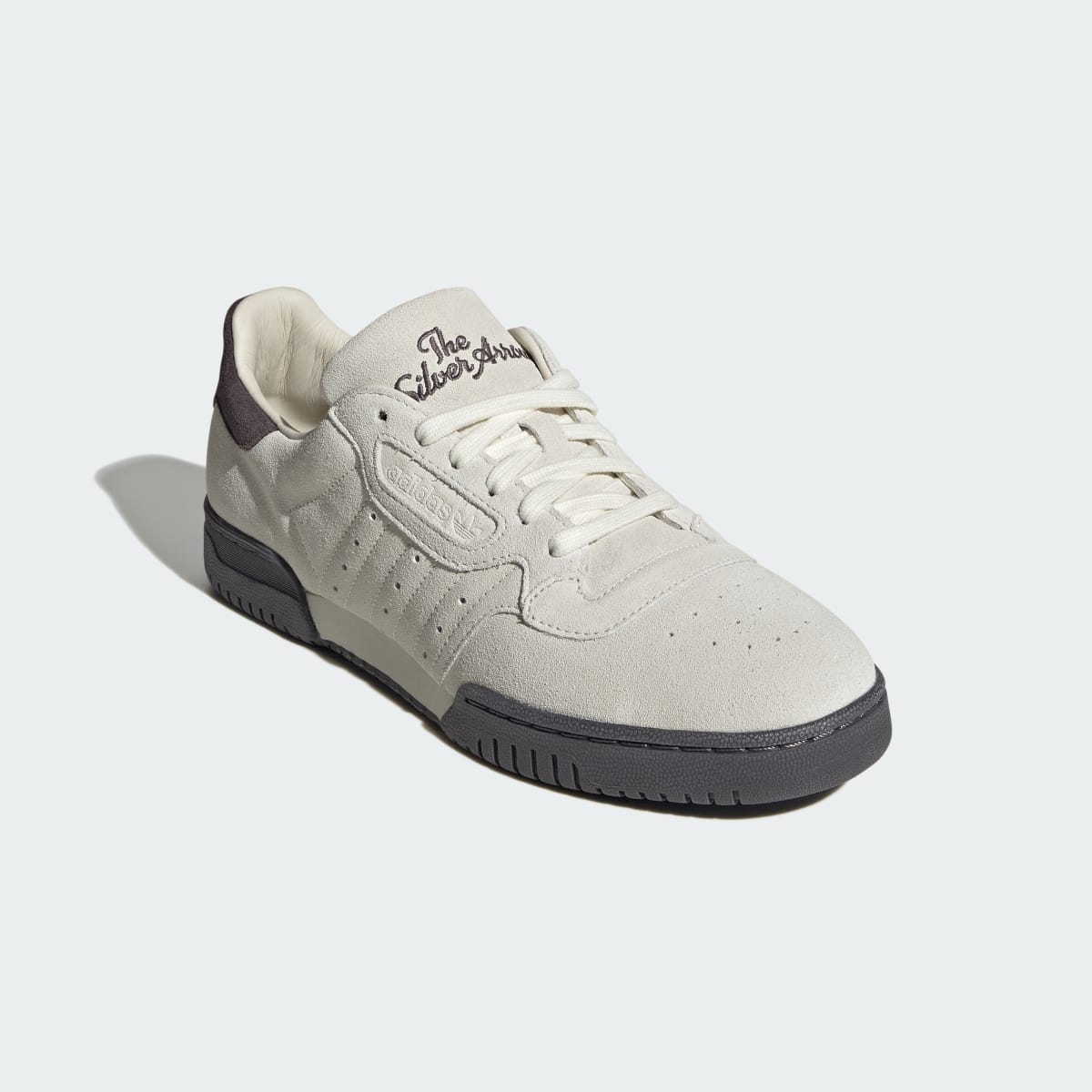 Adidas Men's Powerphase Mercedes Shoes - Off White / Grey Strata / Grey Strata - Image 4