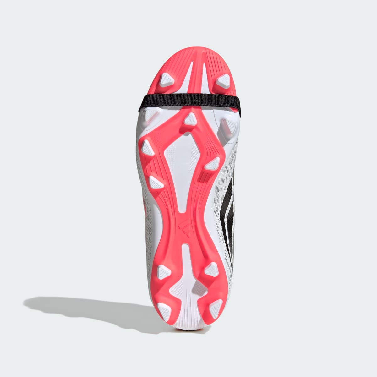 Adidas Kids' Predator Club Fold-Over Tongue Firm Ground / Multi Ground Soccer Cleats Kids - Cloud White / Solar Turbo / Core Black - Image 4