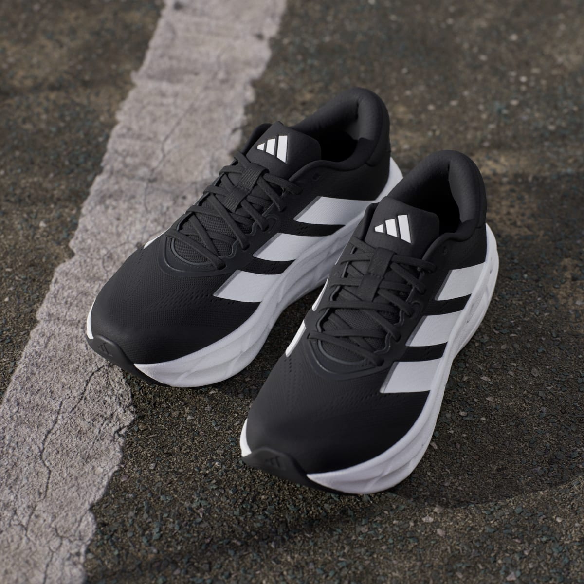 Adidas Men's QUESTAR 4 RUNNING SHOES - Core Black / Cloud White / Grey Six - Image 5