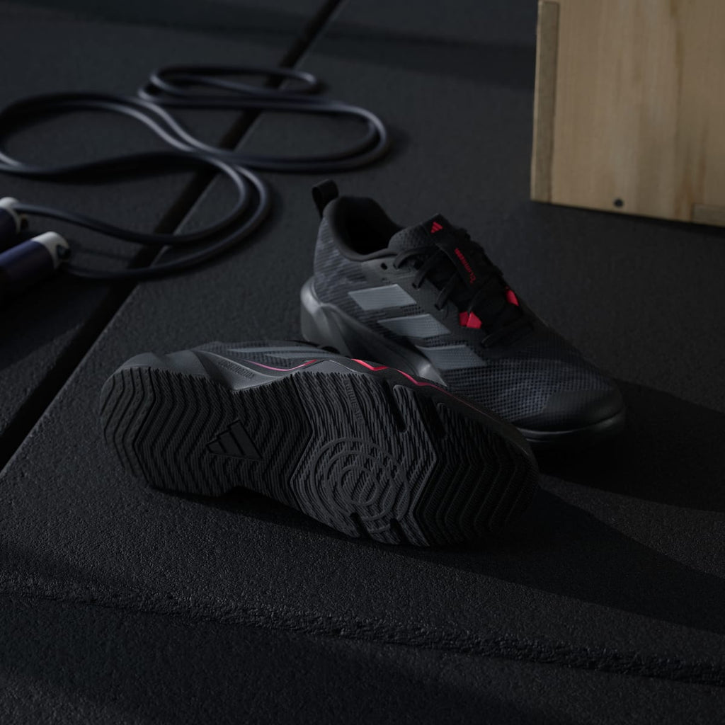 Adidas Men's RAPIDMOVE GO TRAINER M - Core Black / Grey Five / Lucid Red - Image 4