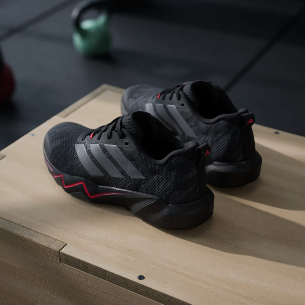 Adidas Men's RAPIDMOVE GO TRAINER M - Core Black / Grey Five / Lucid Red - Image 6
