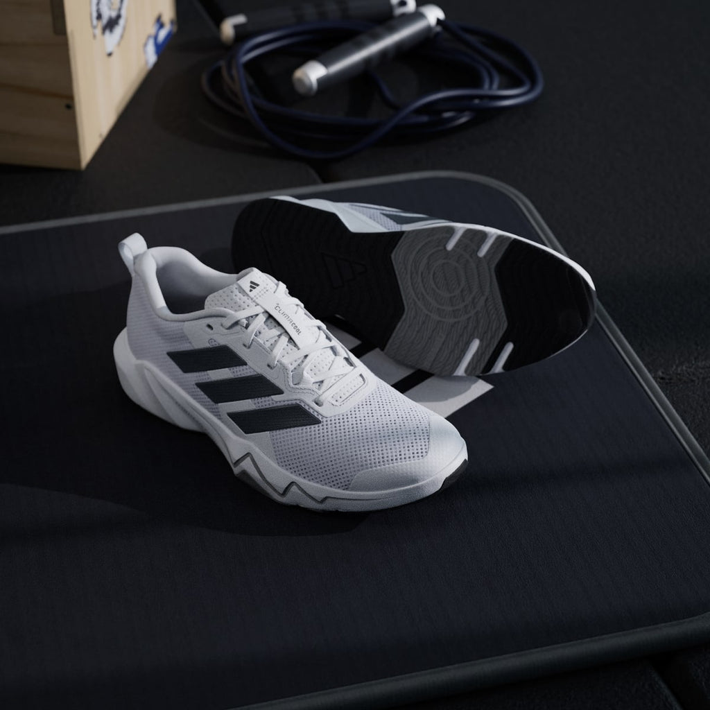 Adidas Men's RAPIDMOVE GO TRAINER M - Cloud White / Core Black / Iron Metallic - Image 8