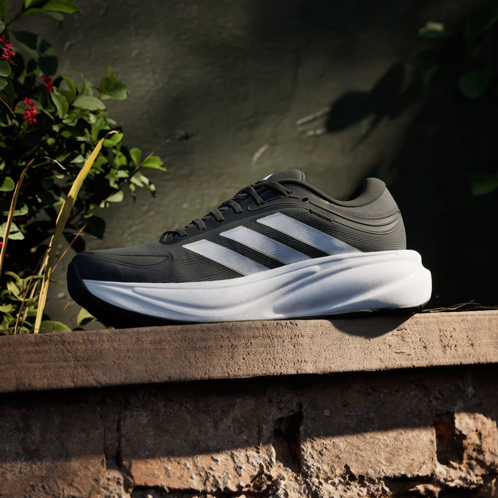 Adidas Men's RESPONSE 2 RUNNING SHOES - Core Black / Cloud White / Matte Silver - Image 7