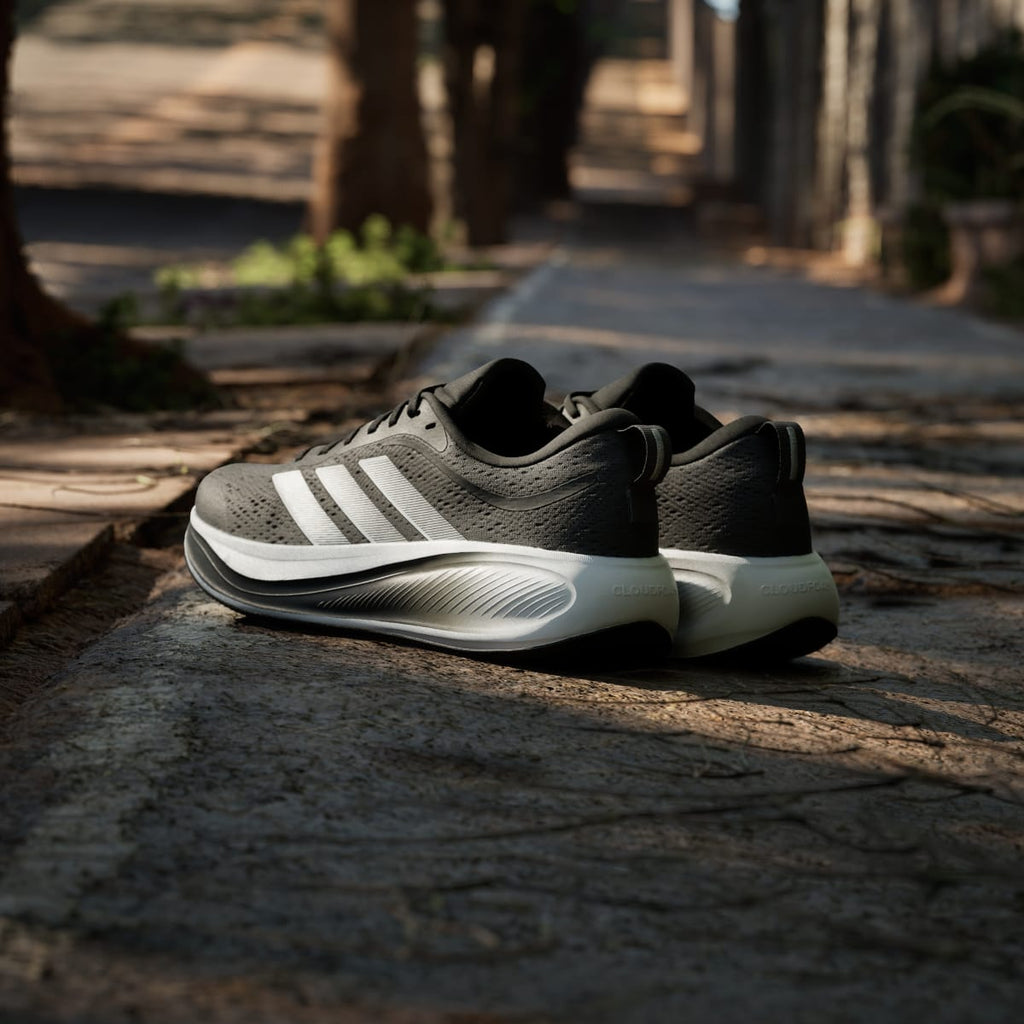 Adidas Men's RESPONSE PACE RUNNING SHOES - Grey Six / Matte Silver / Core Black - Image 6