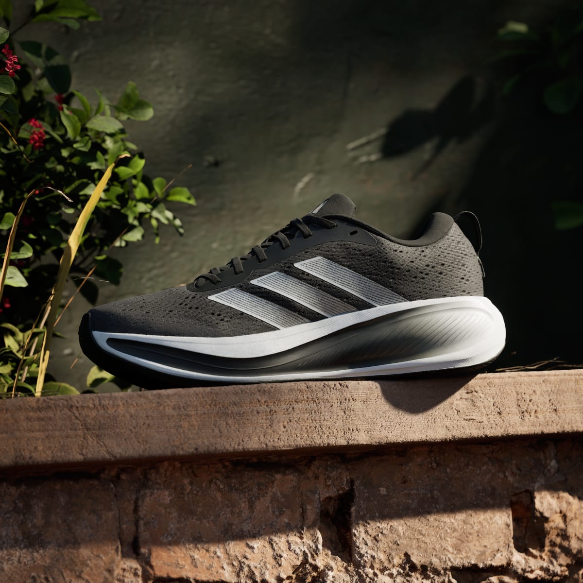 Adidas Men's RESPONSE PACE RUNNING SHOES - Grey Six / Matte Silver / Core Black - Image 7