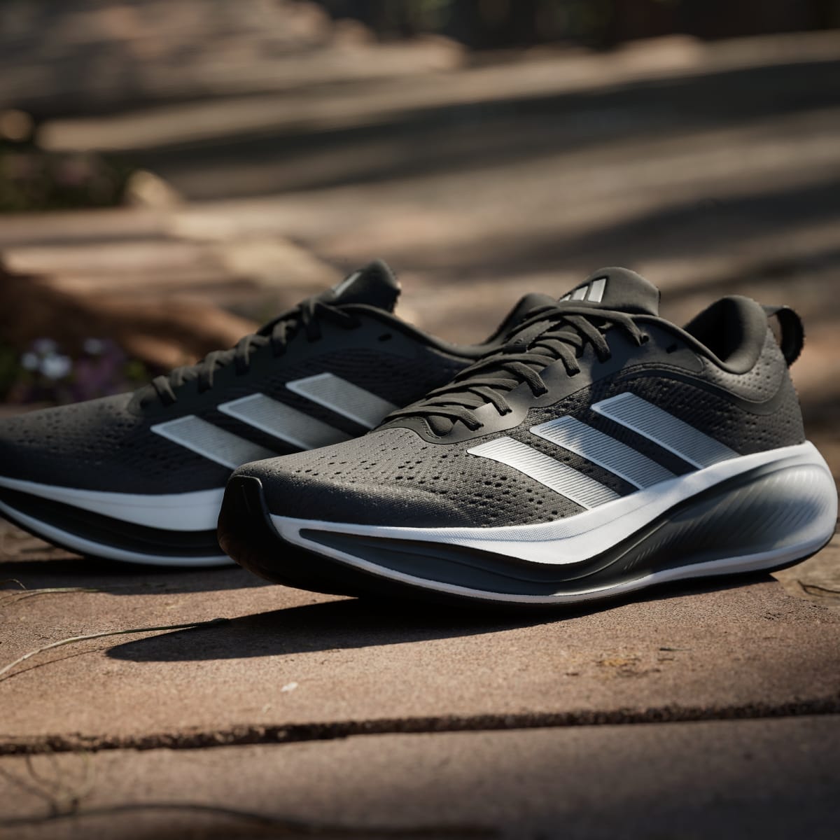 Adidas Men's RESPONSE PACE RUNNING SHOES - Grey Six / Matte Silver / Core Black - Image 9