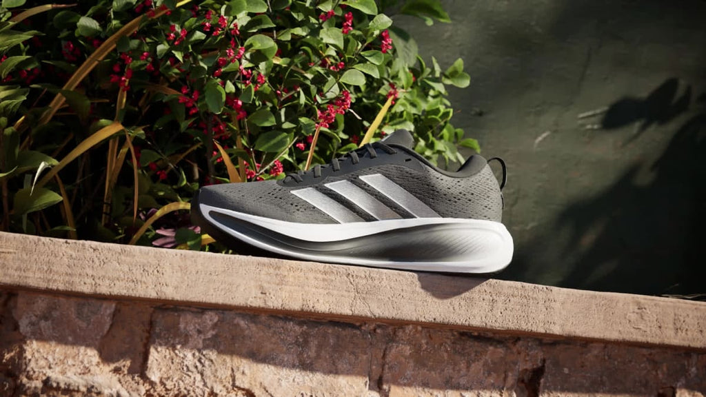 Adidas Men's RESPONSE PACE RUNNING SHOES - Grey Six / Matte Silver / Core Black - Image 2