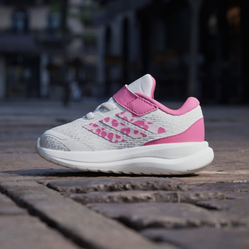Adidas Kids' RUNFALCON 6 INFANT SHOES - Core White / Distilled Pink / Pink Fusion - Image 7