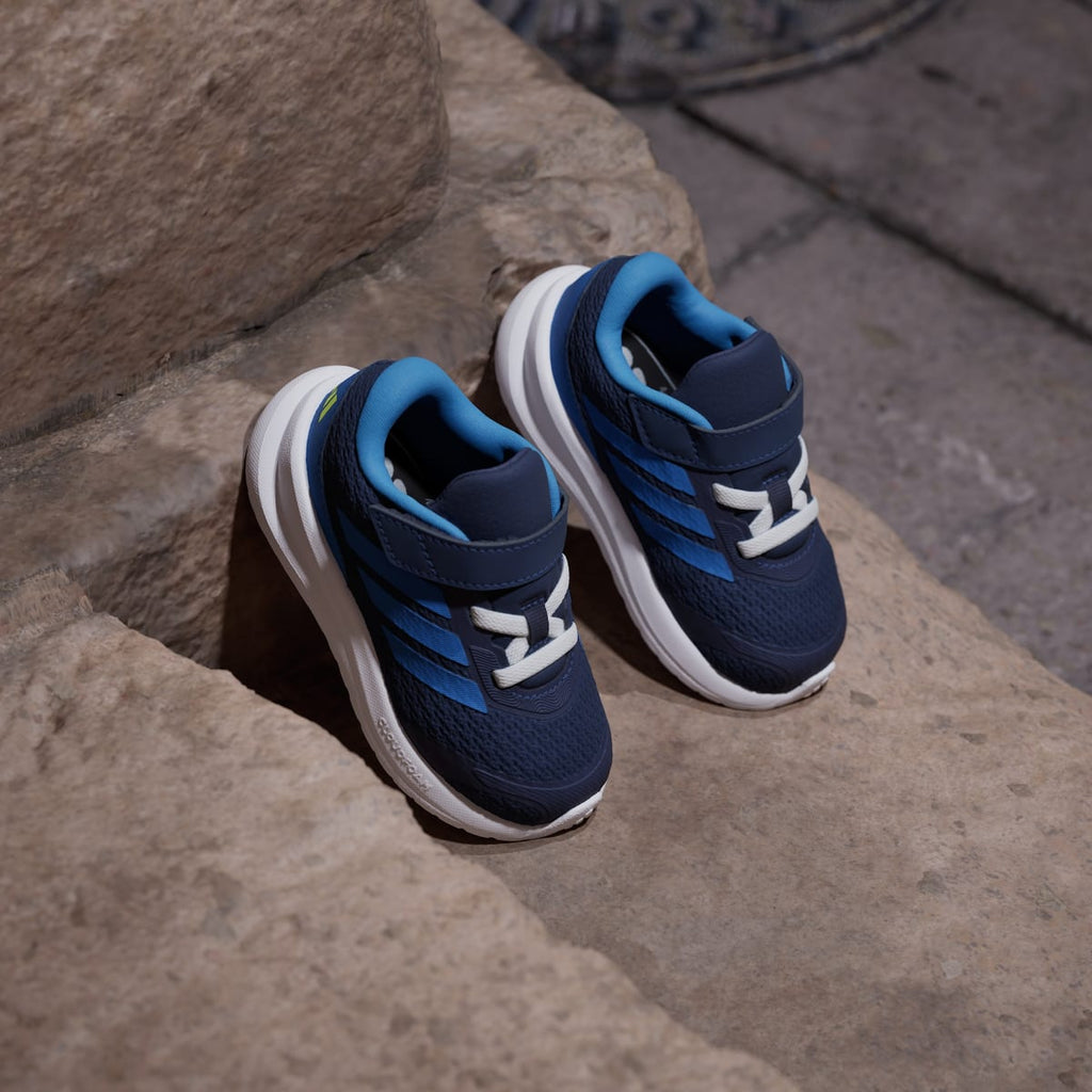 Adidas Kids' RUNFALCON 6 SHOE INFANT - Dark Blue / Bright Royal / Lucid Lemon - Image 5