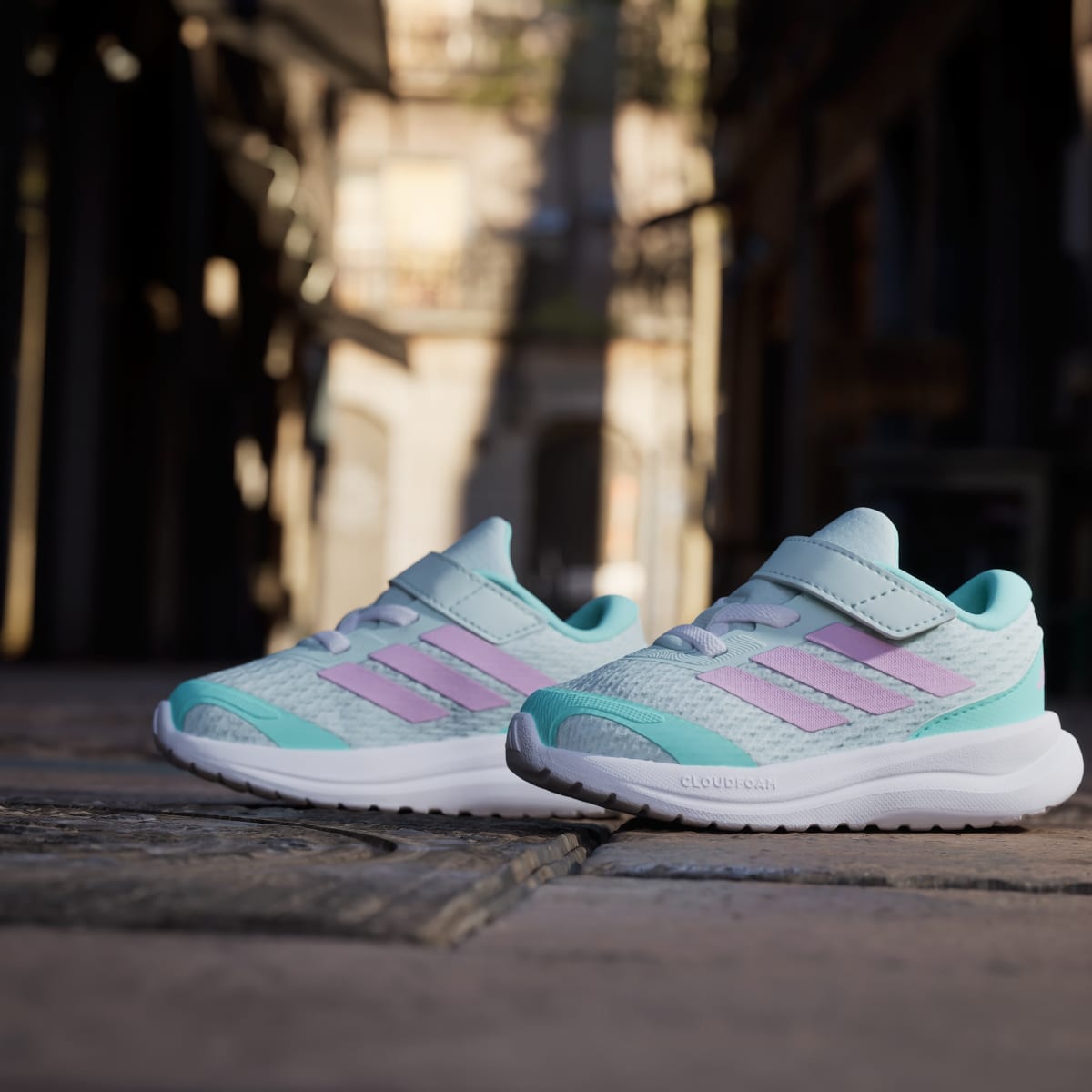 Adidas Kids' RUNFALCON 6 SHOE INFANT - Halo Mint / Bliss Lilac / Flash Aqua - Image 9